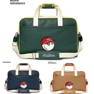 Malbon Stylish Waterproof Golf Gear Bag  Large Capacity Unisex Carry Bag